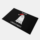 Enge Kerstspook met Santa Hat Deurmat (Schuin)