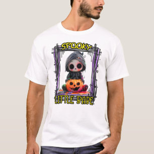 Enge Kleine Babe Kruidige Nacht Gelukkig Halloween T-shirt