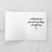 ** ENGE KNUPPEL *** *IK ZAL VOOR JE ZORGEN *** HAL KAART (Binnen)