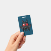 Enge Kute Cryptid Mothman Monster Badge (Handheld)