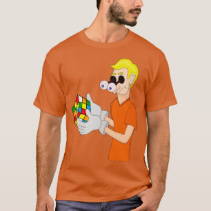 Enge magische kubus t-shirt