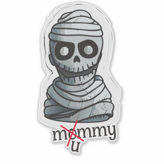 Enge mama sticker (Voorkant)