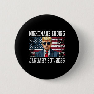 Enge nacht eindigt op 20 januari 2025 Funny Pro Tr Ronde Button 5,7 Cm