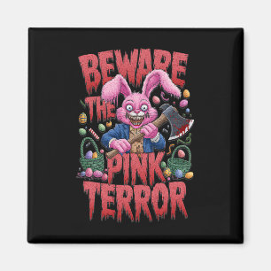 Enge Paashaas Horror Bijl Moordenaar Pasop Roze T Magneet