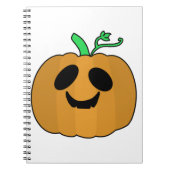 Enge pompoen Halloween V2 Notitieboek (Voorkant)