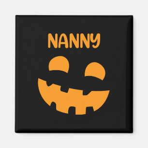 Enge pompoen Nanny Tante Matching Family Halloween Magneet