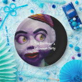 Enge poppenpop Griezelige Halloween Papieren Bordje (Feest)