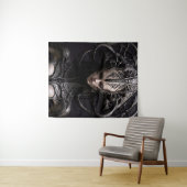 enge reptielachtige alien wandkleed (In Situ (horizontaal))