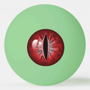 Enge rode ogen gloeien in het donker oogbollen pingpongballen