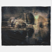 ENGE SCHEDEL FLEECE DEKEN (Voorkant (Horizontaal))