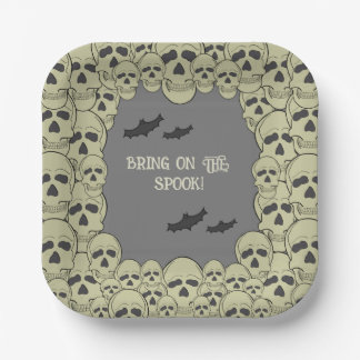 Enge Schedel Halloween Party Papier Bord