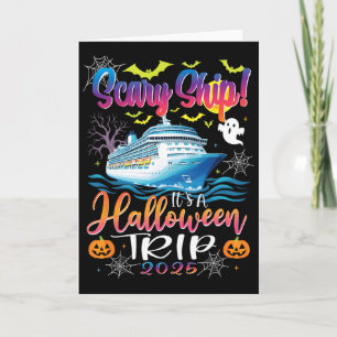 Enge Schip Het Is Een Halloween Reis 2025 Grappige Kaart