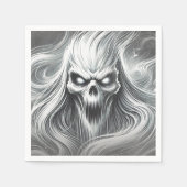 Enge schreeuwende Poltergeist Ghost Halloween Part Servet (Voorkant)