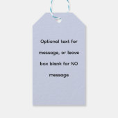 Enge Skelet Heks voor een griezelig Halloween Fees Cadeaulabel (Achterkant)