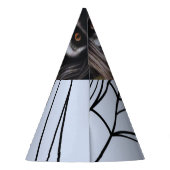 Enge Skelet Heks voor een griezelig Halloween Fees Feesthoedjes (Achterkant)