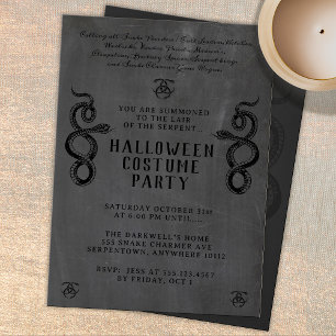 Enge Slang Volwassen Halloween Party Kaart