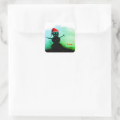 Enge sneeuwman Stickers (Tas)