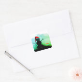 Enge sneeuwman Stickers (Envelop)