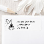 Enge Spider retour adreslabels Etiket (Insitu)