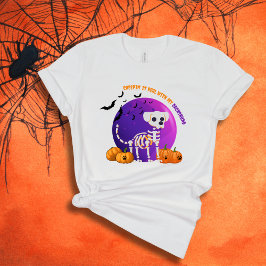 Enge teckel Halloween Full Moon T-shirt
