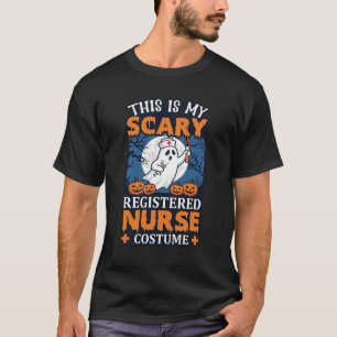 Enge Verpleegster Kostuum Geest Pompoenen Hallowee T-shirt