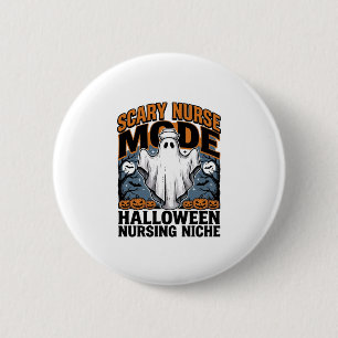 Enge Verpleegster Kostuum Halloween Geest Verpleeg Ronde Button 5,7 Cm