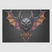 Enge vleermuisinkttekening, ontkoppeld weefselpapi tissuepapier (Voorkant)