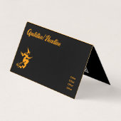 Enge vliegende heks visitekaartjes (Achterkant)