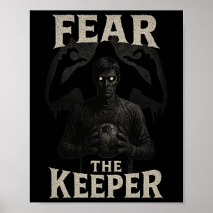 Enge Voetbal Keeper Horror Angst De Keeper Hal Poster