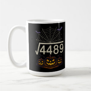Enge Wiskunde Halloween √4489 Ontwerp Koffiemok