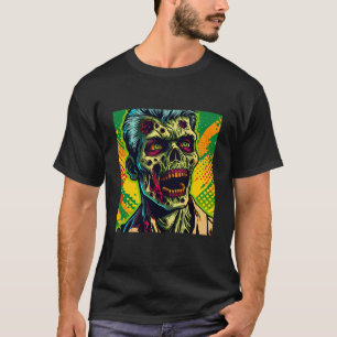 Enge Zombie Halloween-feest T-shirt