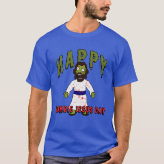 Enge Zombie Jezus wil HERSENEN Blij Zombie Jezus T-shirt