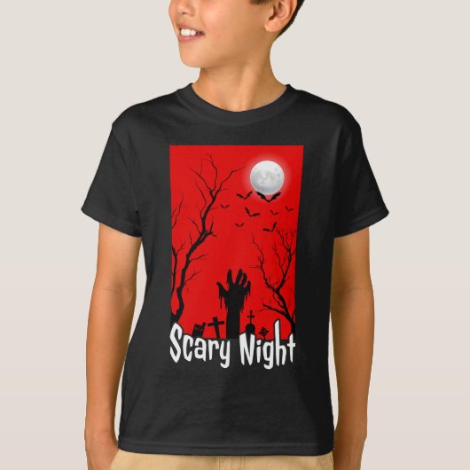 Enge Zombie-nacht T-shirt (Voorkant)