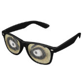 Enge Zombie Ogen Retro Zonnebril (Gekanteld)