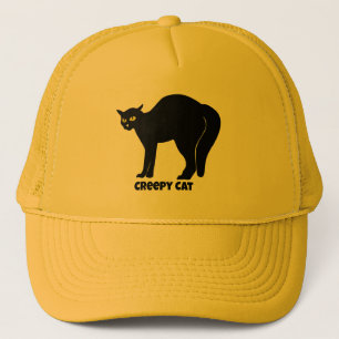 Enge Zwarte Kat Trucker Pet