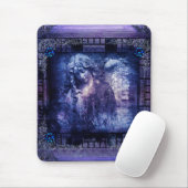  engel Ancient Medieval Tome Fantasy Book Muismat (Met muis)