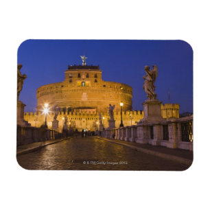 Engel beelden op de Ponte Sant'Angelo met de Magneet