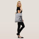 Engel Beeldhouwwerk Cross Body Tas (Op model)