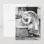 Engel, Begraafplaats, Savannah Ga Briefkaart (Voorkant / Achterkant)