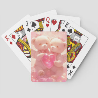 Engel Beren in het licht van de liefde Pokerkaarten