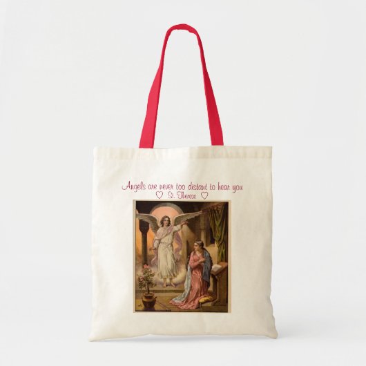 engel-berichttas tote bag (Voorkant)