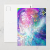 engel bidden wereldvrede mooie Waterverf Briefkaart (Voorkant / Achterkant)