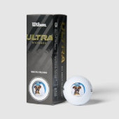 Engel Boxer Hond Golfballen (Verpakking)