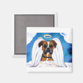 Engel Boxer Hond Magneet (Voorkant / Achterkant)