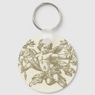 Engel Cherubijn (crème) Sleutelhanger