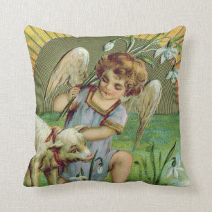 Engel Cherubijn Zon Lam Schaap Kussen