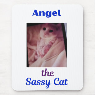 Engel de brutale kat Pootkat Muismat