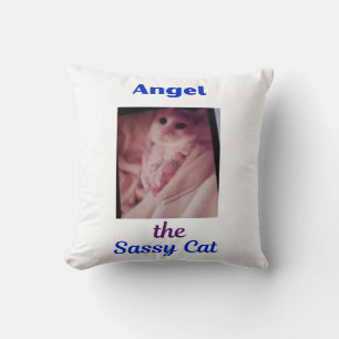 Engel de brutale kattenkussen kussen