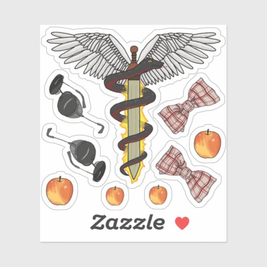 Engel/Demon stickers (Vel)