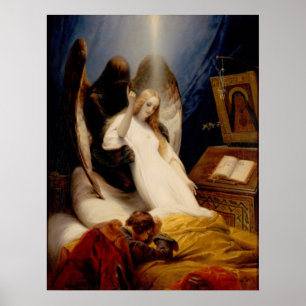 Engel des Doods - Horace Vernet - 1851 Poster